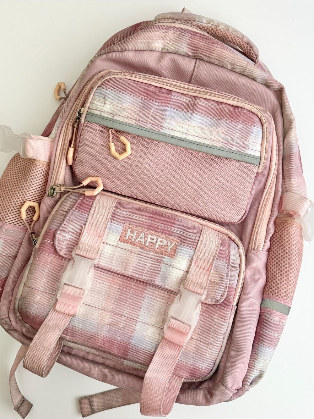 💥5/$15 FINAL PRICE DROP Pink “Happy” Backpack